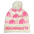 Mammoth Beanie - Pink & White