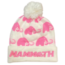 Mammoth Beanie - Pink & White