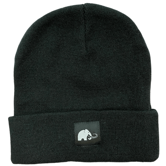 Mammoth Tuque - Black Stitched Mammoth
