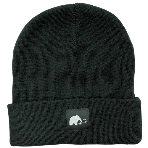 Mammoth Beanie - Black Stitched Mammoth