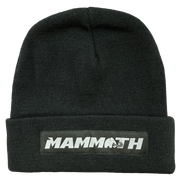 Mammoth Mug beanie in Stitched, Black - front view - Canadian hydration brand