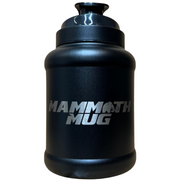 Mammoth Mini 1.5L water bottle in Matte Black - front view - Canadian hydration brand