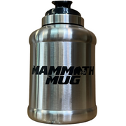 Mammoth Woolly 2.5L insulated water bottle in Stainless - front view - Canadian hydration brand