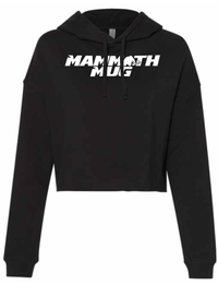 Mammoth Crop Hoodie - Black