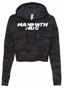 Mammoth Crop Hoodie - Camo Black