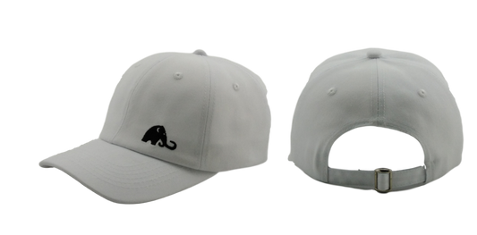 Mammoth Hat - Embroidered, One Size, White